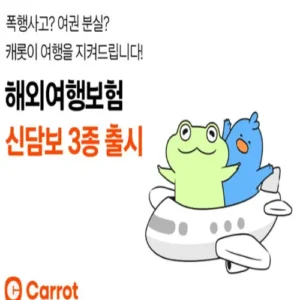 캐롯손해보험, 해외여행보험 신규 담보 3종 출시