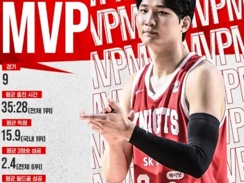 안영준 첫 라운드 MVP