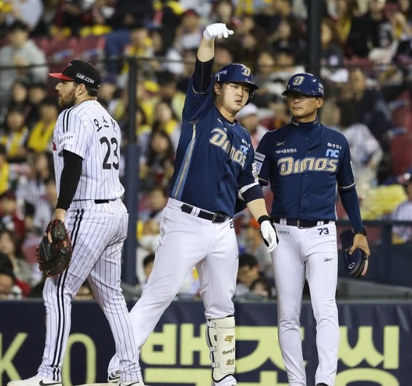 김휘집 연장전 NC LG 3연패