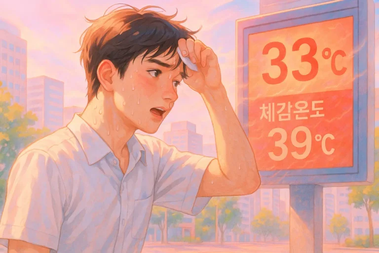 체감온도와 기온의 차이