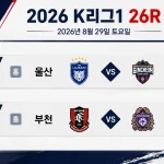 2026년 8월 29일 K리그1 프리뷰