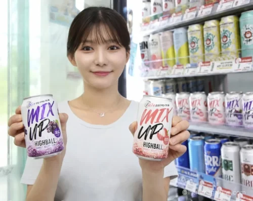 GS25 믹스업 쉐이킹하이볼 포도맛 리치맛