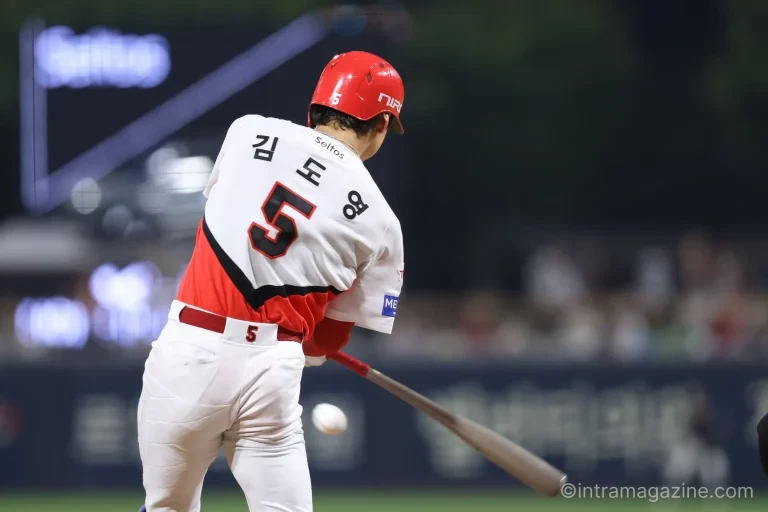 KIA 타이거즈 김도영 롯데전 시즌 39호 3점홈런