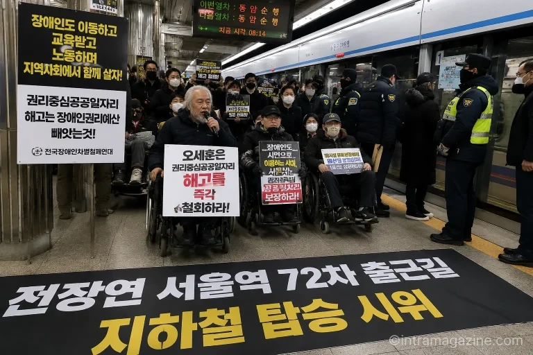 전장연 시위