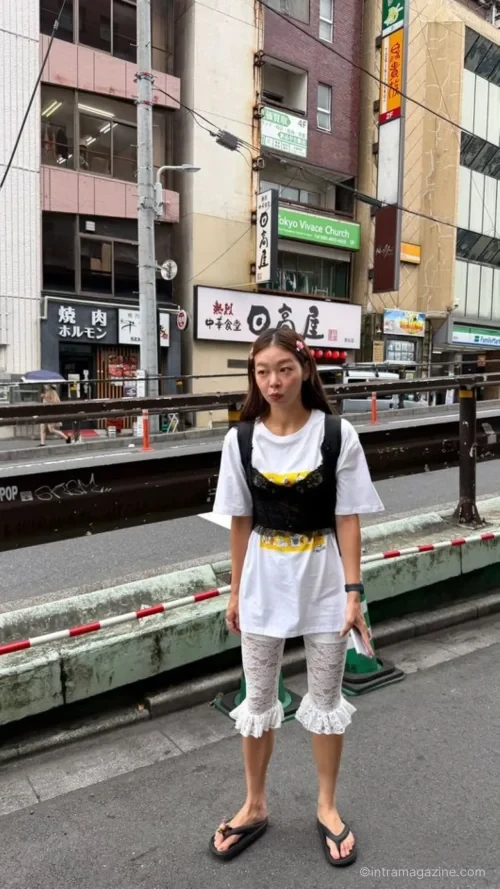 송해나 일본 여행 중 공개한 사복 패션