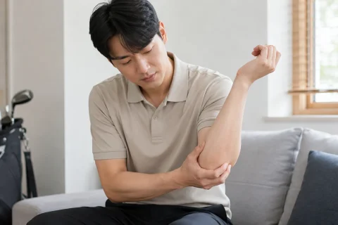 팔꿈치 안쪽 통증, 골프엘보일까? 새끼손가락 저림까지 있다면 확인할 차이