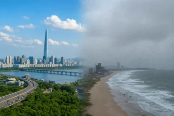 내일 날씨, 수도권·남부 34도 폭염 속 동해안·내륙엔 비 소식