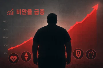 30대 남성 비만율 59%, 1년 만에 10%p 급증…만성질환 위험도↑