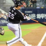 LG 트윈스 두산 베어스전에서 역전 3점 홈런을 기록한 송찬의