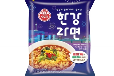 오뚜기 한강라면 출시, 계란블럭·청양고추 넣은 봉지면