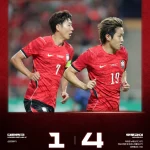 한국 우루과이 평가전에서 A매치 58호골을 넣은 손흥민