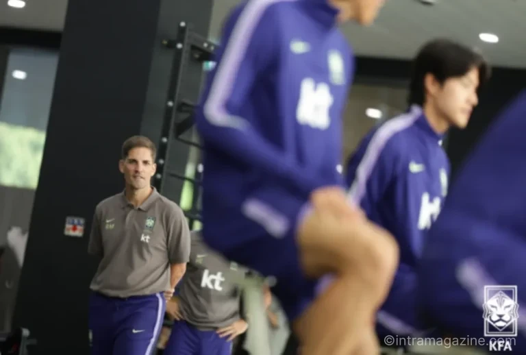 축구대표팀 모레노 임시 감독 체제 첫 소집 훈련 모습