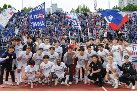 "2부 리그 안녕" 수원 삼성 서울 이랜드 1-0, 두비츠카스 결승골로 선두 굳히기