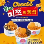 요아정 황치즈 미쯔 신메뉴 3종 구성 이미지