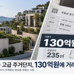 변우석이 한남더힐 전용 235㎡ 한 가구를 130억원에 매입한 것으로 알려지면서 최근 실거래가에도 관심이 쏠리고 있다. (사진=생성형AI)