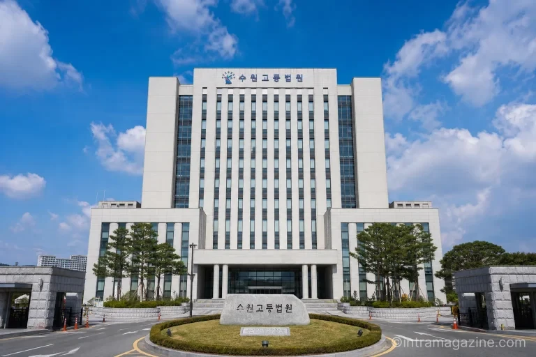 교회 교사 성범죄 사건 항소심이 열린 수원고등법원 건물.