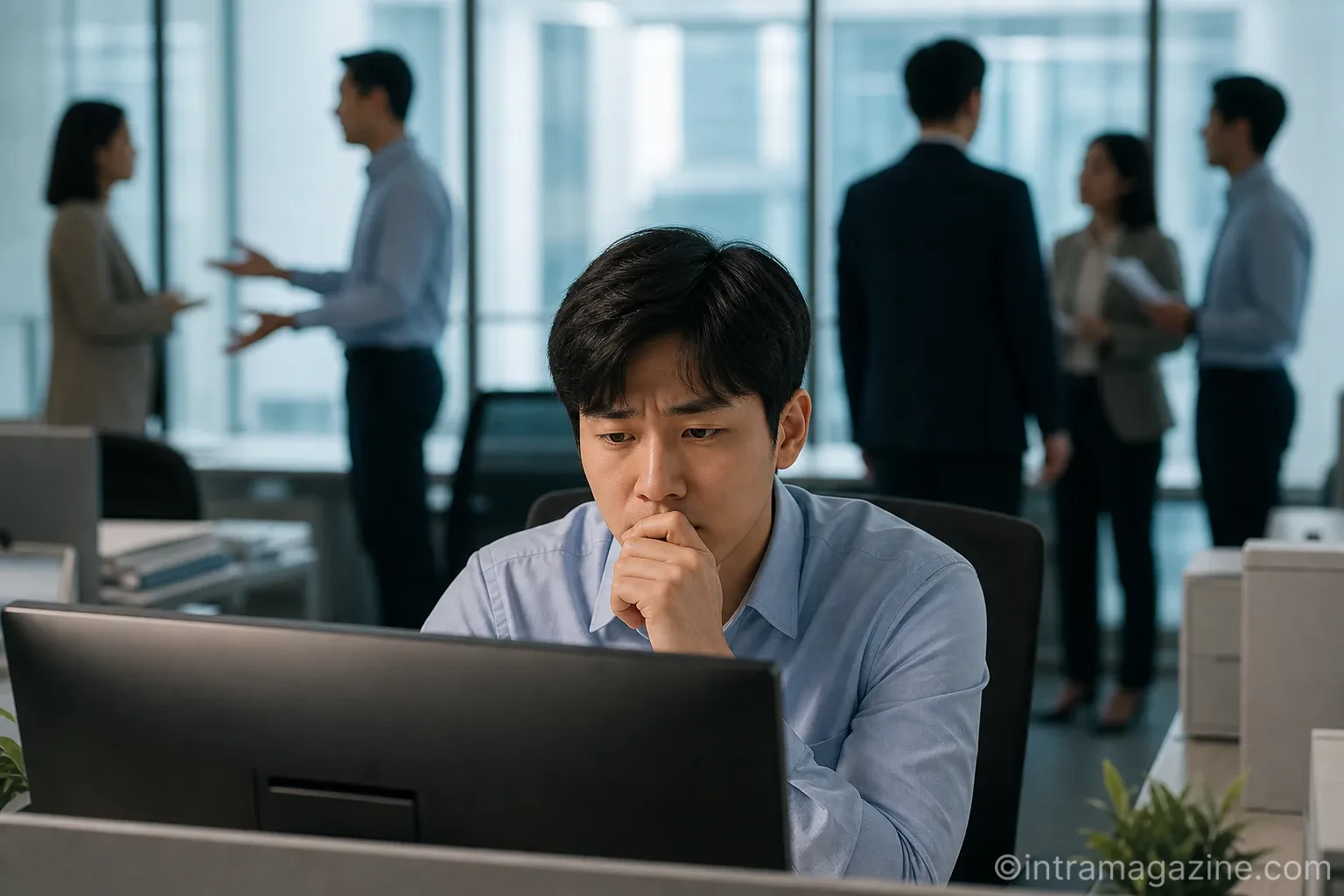 직장 동료와의 관계를 고민하는 M세대 직장인