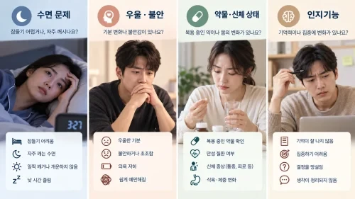 스트레스 기억력 집중력 저하와 인지기능 평가