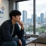 서울의 한 고용복지플러스센터에서 청년 구직자가 상담을 기다리는 모습