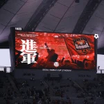 FC서울과 김천 상무가 서울월드컵경기장에서 2-2 경기를 펼치는 모습
