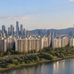 서울 강남구 압구정 재건축 아파트 단지 전경