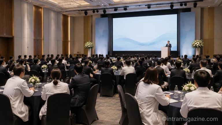 항생제 적정사용 관리 시범사업 성과공유회가 진행 중인 컨퍼런스 홀 전경
