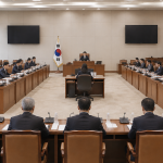 국회 상임위원회 국정감사장 회의실 전경