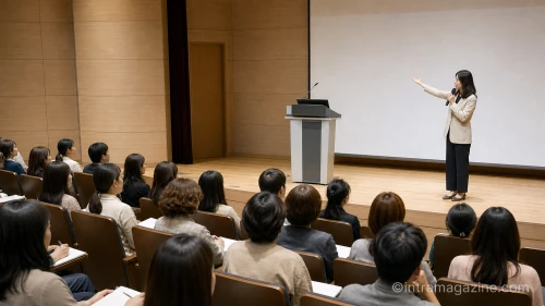 이음교육 역량 강화 연수에 참여한 교사들의 모습