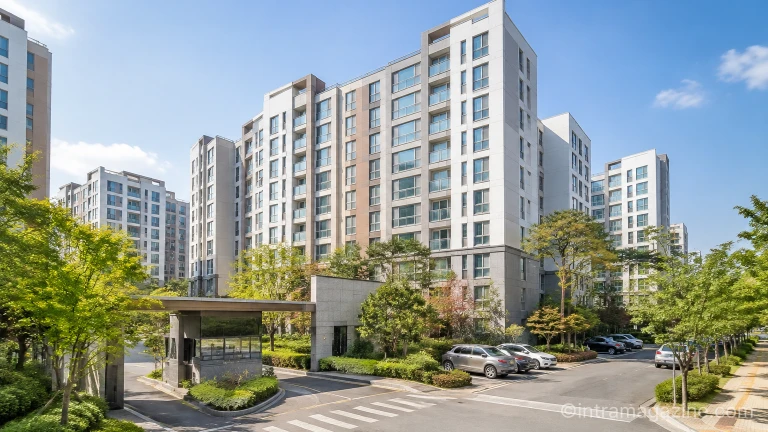인천의 한 아파트 단지 외관 전경