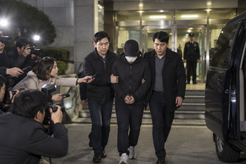 강남 특허법인 방화 피의자 구속 송치…살인미수 혐의 추가 적용