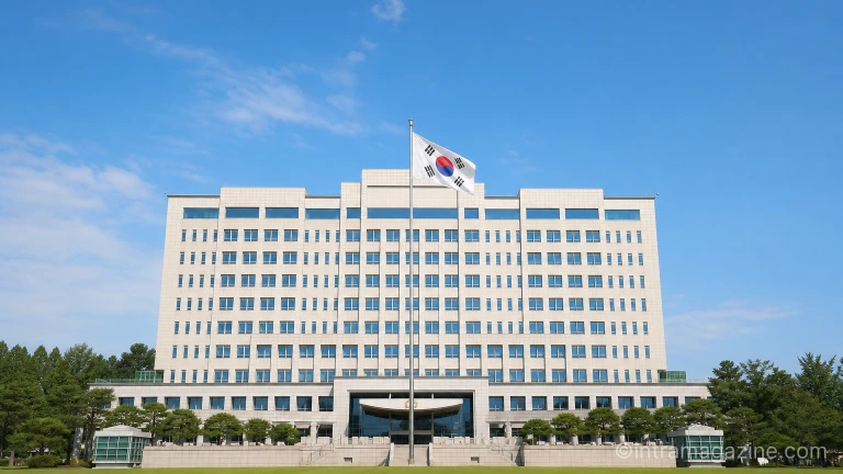 용산 대통령실 청사 외부 모습