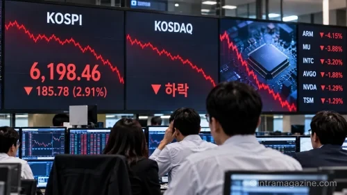 미국 반도체주 급락
