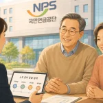 국민연금 임의가입 제도를 통해 노후를 준비하는 모습