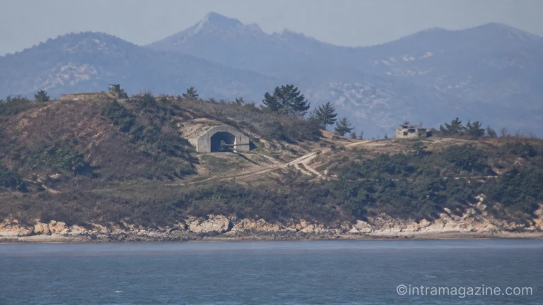 북한 해안포 개방