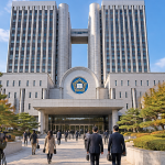 오세훈 서울시장의 항소심 선고가 열리는 서초동 서울고등법원 청사 전경
