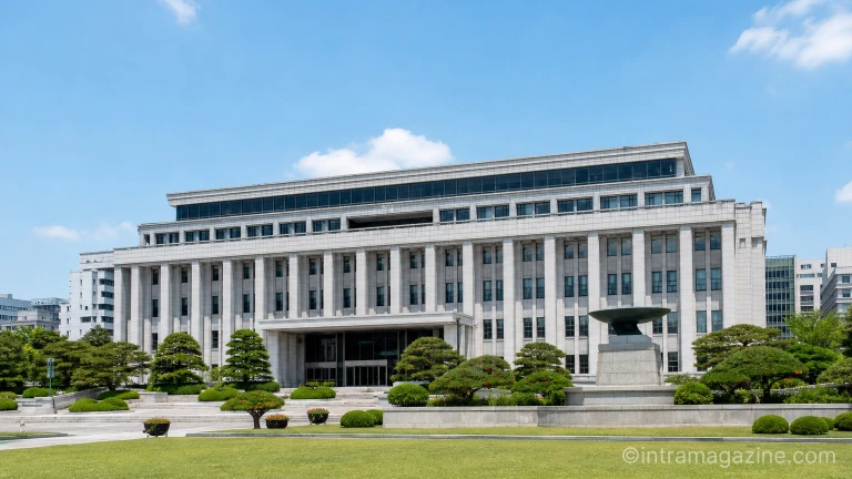 정부서울청사 금융위원회 건물 전경