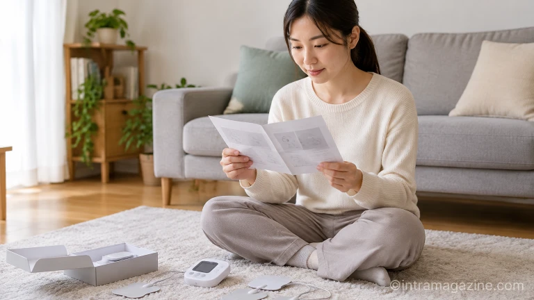 가정에서 전기를 사용하는 개인용 의료기기와 안내 설명서