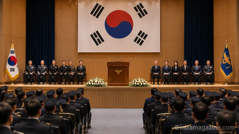 제81주년 경찰의 날 기념식이 열린 경찰청 참수리홀 본행사장 전경