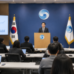 2026년 3분기 실질 국내총생산 GDP 속보치를 발표하는 브리핑 현장