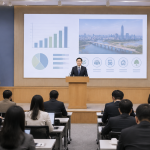 서울시청 브리핑룸에서 열린 2027년도 서울시 예산안 설명회 현장