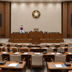 공직자 감찰 제도 정상화와 공정 권력 감시를 논의하는 국회 회의장 내부 전경