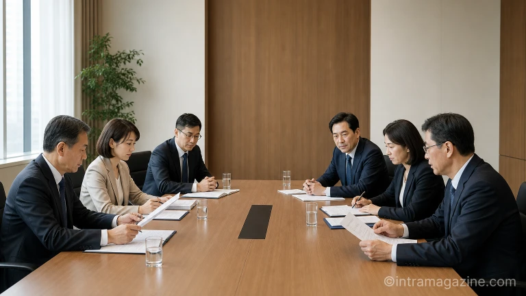 정부와 보험업계 관계자들이 회의를 진행하고 있다.