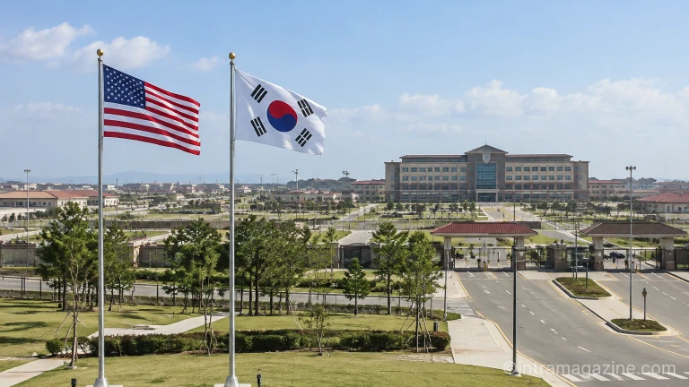평택 캠프 험프리스 주한미군 기지 전경