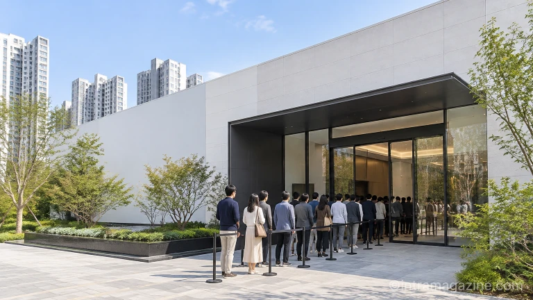 부산 연제구 연산동에 개관한 연산센텀 월드메르디앙 견본주택 외관 전경